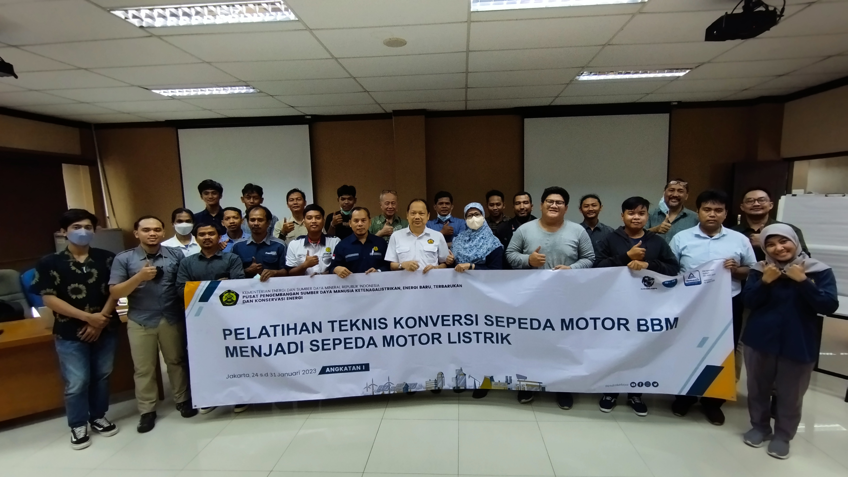 PPSDM KEBTKE Gelar Pelatihan Teknis Konversi Sepeda Motor BBM Menjadi Sepeda Motor Listrik (Angkatan I)